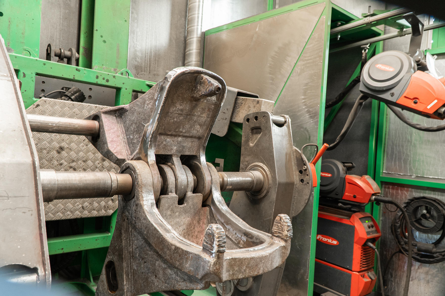 Vom Schleifroboter aufgearbeitetes Bionic Gebiss